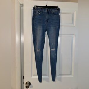 Fashion Nova distressed jeans